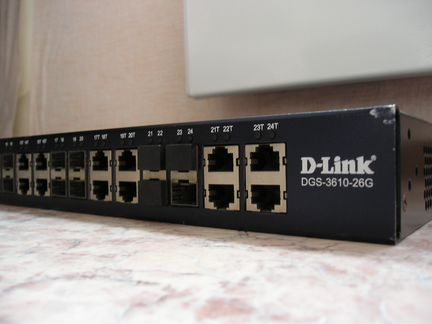 Торг) D-Link DGS-3610-26G коммутатор 3 уровня