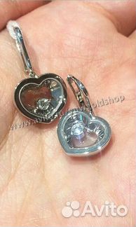 Новые золотые серьги Chopard с брилл 11.5 гр 585 п