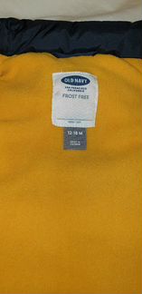 Новый жилет Old navy на мальчика 12-18 мес