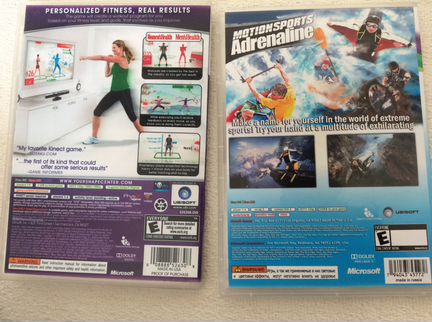 Диски на X-Boxs kinect