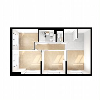 3-к квартира, 69 м², 8/24 эт.