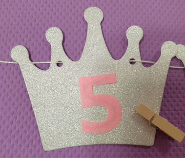 Гирлянда на день рождения, декор праздника