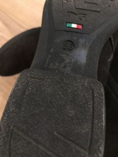 Замшевые сапоги-ботфорты Nero Giardini 36 размер