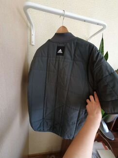 Оверсайз бомбер адидас