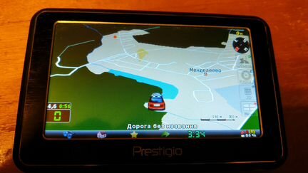 Навигатор Prestigio GeoVision 4200 с MicroSD 8G