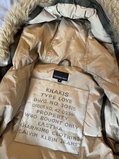 Пуховик Calvin Klein Jeans