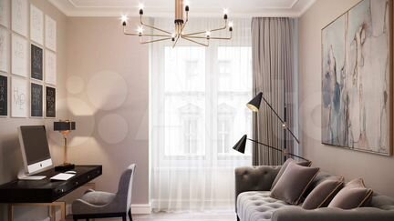 2-к квартира, 82 м², 37/51 эт.