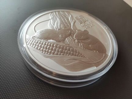 Серебряная монета 2020 Лунар 1000 гр