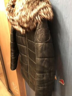 Куртка кожаная осень-зима