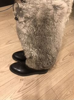 Сапоги резиновые с мехом