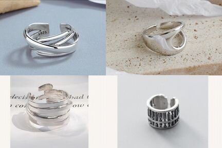 Стильные женские кольца с пробой 925, новые