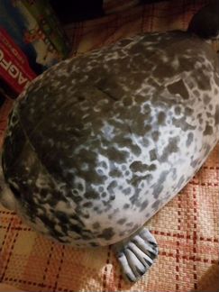 Игрушка подушка тюлень, морской котик