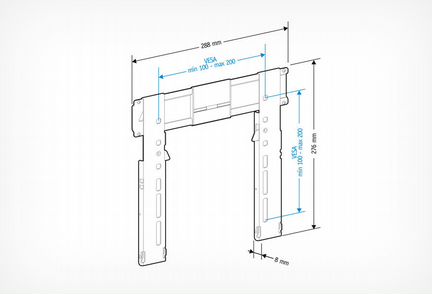 Holder leds-7011 кронштейн для телевизора