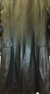 Плащ кожаный