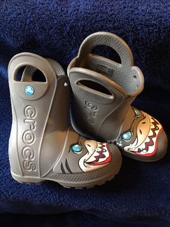 Crocs сапоги резиновые размер С8(25) новые