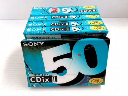 Аудиокассеты кассеты Sony CDix II 50 - Chrome