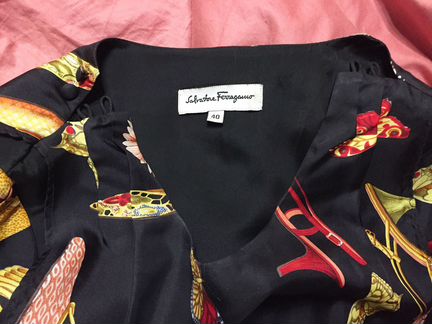 Платье-туника 46 размер salvatore ferragamo