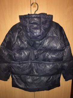 Пуховик синий на мальчика Fututino