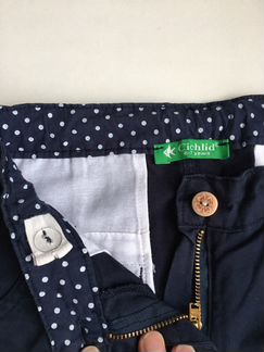 Брюки чиносы для девочки на 6-7 лет