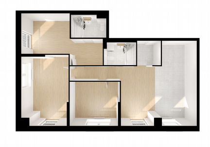 3-к квартира, 94.9 м², 26/26 эт.