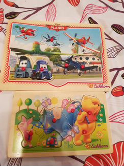 Деревянные пазлы новые