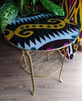 Столик кофейный из эпоксидной смолы