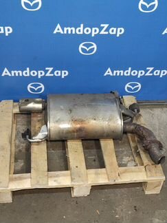 Глушитель задний правый Мазда 6 GH R2AA 2008