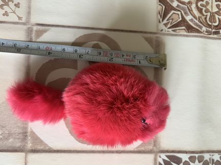 Брелки из натурального меха