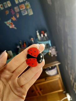 Божья коровка кольцо