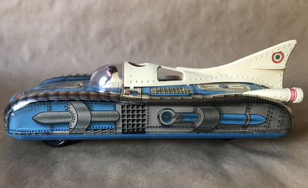 Винтажная игрушка космический бронемобиль. Большая