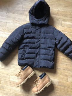 Пуховик Harmont&Blaine, ботинки Timberland