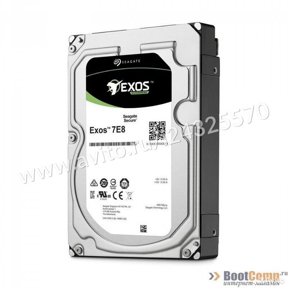  Жесткий диск 2000Gb (2TB) Seagate Exos 7E8 series  84012410120 купить 2