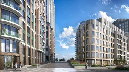 1-к квартира, 51.1 м², 15/21 эт.