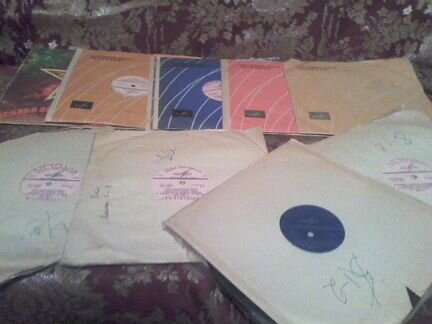 Английский язык на пластинках 60-80гг 6 шт