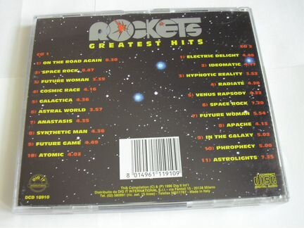 CD Rockets Greatest Hits 2CD Dig it Italy фирма