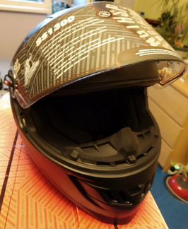 Мотошлем Speed&Strength SS1300 матовый черный