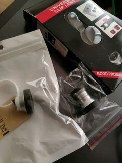 Макро и широкий объектив для мобильных