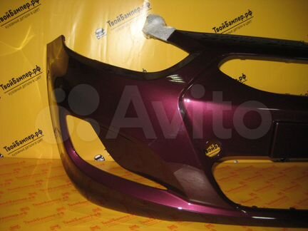 Бампер Hyundai Solaris 2011-2015 Фиолетовый