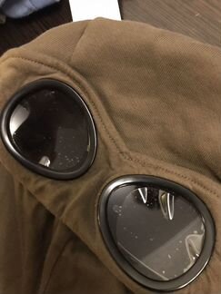 Толстовка Худи сипи C.P. Company Fleece Goggle Zip