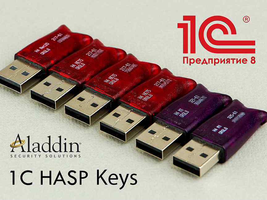 Hasp ключ 1с