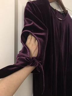 Платье вечернее бархатное