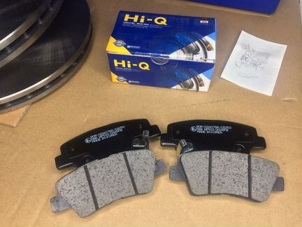 Задние колодки Solaris Rio