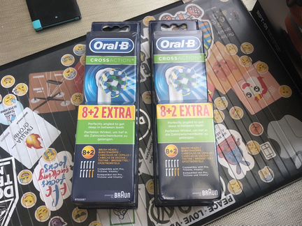 Насадки oral-b 8+2 cross action оригинал
