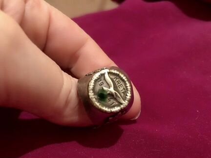 Наградной перстень Luftwaffe,1941г,подлинник