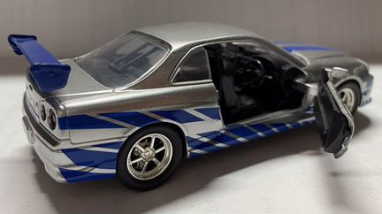 Машинка nissan skyline gtr r34 форсаж