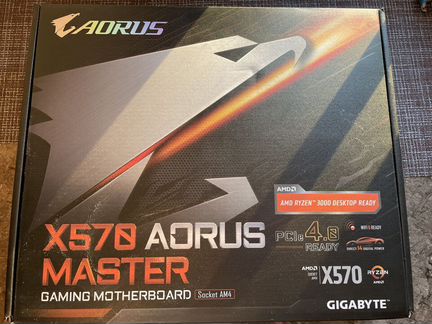 Gigabyte X570 aorus master (Rev. 1.2) гарантия днс