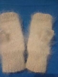 Митенки пуховые