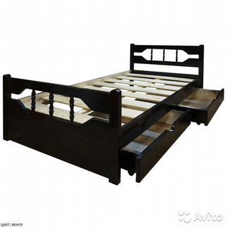 Кровать из массива сосны 