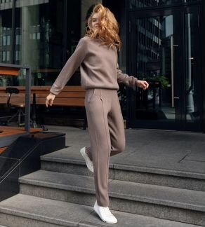 Кашемировый костюм Loro Piana мокко