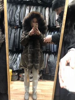 Парка с песцом (под соболя)